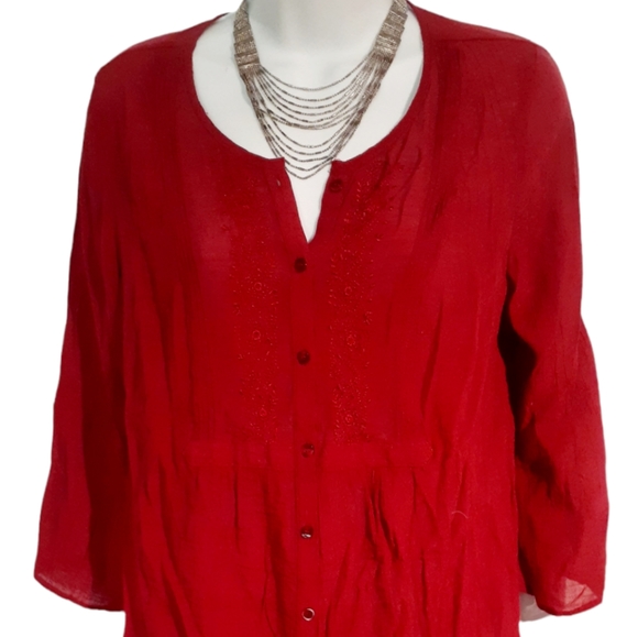 Woman blouse long sleeves. M - Picture 2 of 4